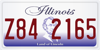 IL license plate Z842165