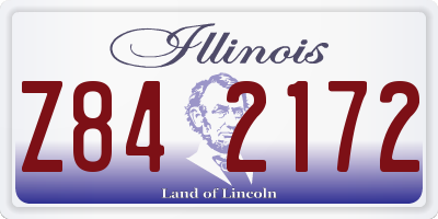 IL license plate Z842172