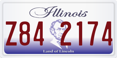 IL license plate Z842174