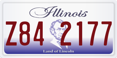 IL license plate Z842177