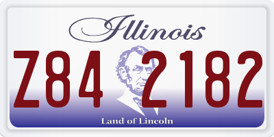 IL license plate Z842182