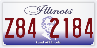 IL license plate Z842184