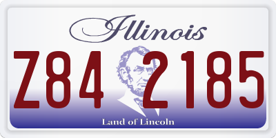 IL license plate Z842185