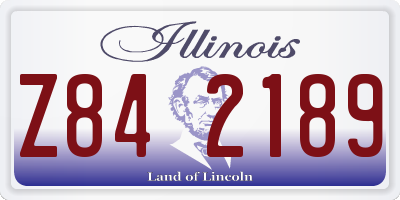 IL license plate Z842189