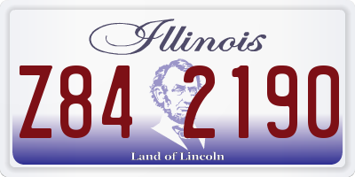 IL license plate Z842190