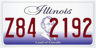 IL license plate Z842192