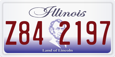 IL license plate Z842197