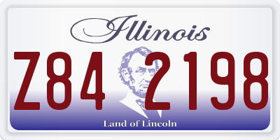 IL license plate Z842198