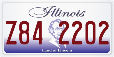IL license plate Z842202