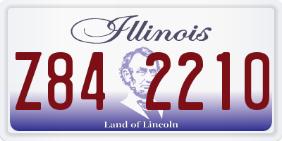 IL license plate Z842210