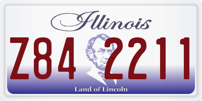 IL license plate Z842211