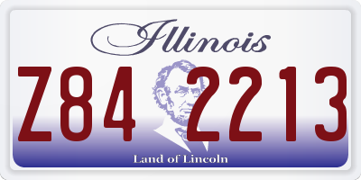 IL license plate Z842213