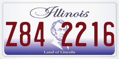 IL license plate Z842216