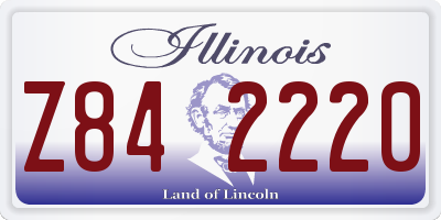 IL license plate Z842220