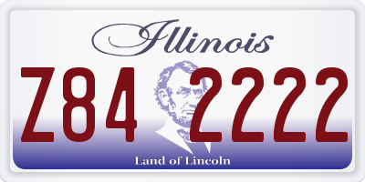 IL license plate Z842222
