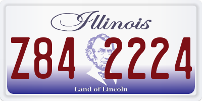 IL license plate Z842224
