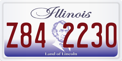 IL license plate Z842230