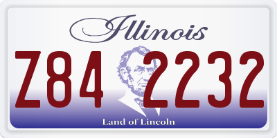 IL license plate Z842232