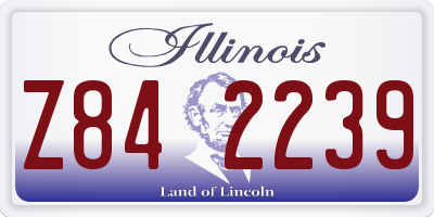 IL license plate Z842239