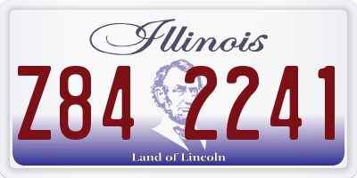 IL license plate Z842241