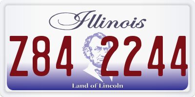 IL license plate Z842244
