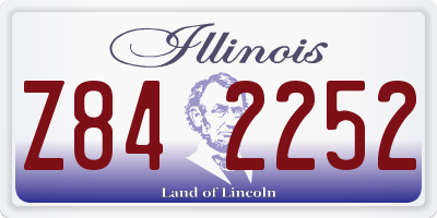 IL license plate Z842252