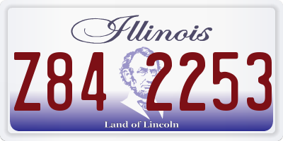 IL license plate Z842253