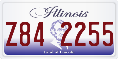 IL license plate Z842255