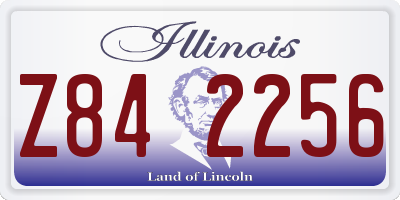 IL license plate Z842256