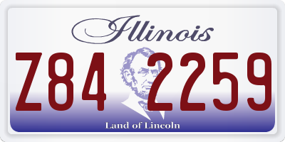 IL license plate Z842259
