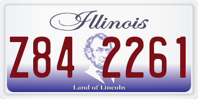 IL license plate Z842261