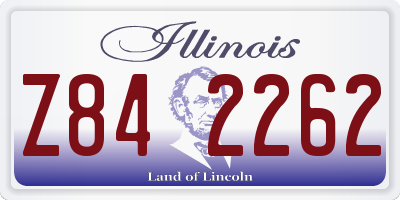 IL license plate Z842262