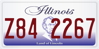 IL license plate Z842267