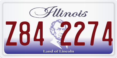 IL license plate Z842274