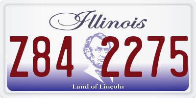IL license plate Z842275