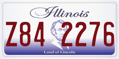 IL license plate Z842276