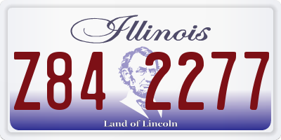 IL license plate Z842277