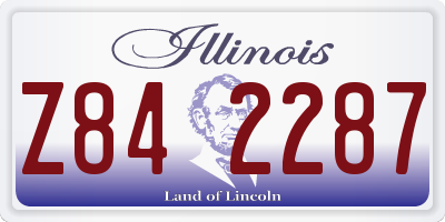 IL license plate Z842287