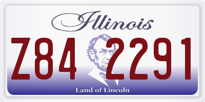 IL license plate Z842291