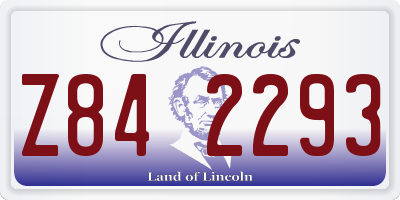 IL license plate Z842293