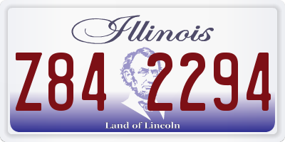 IL license plate Z842294