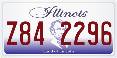 IL license plate Z842296