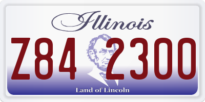 IL license plate Z842300