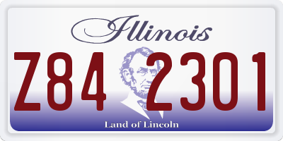 IL license plate Z842301