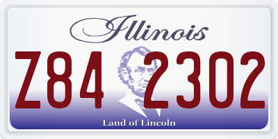 IL license plate Z842302