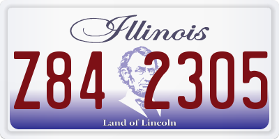 IL license plate Z842305