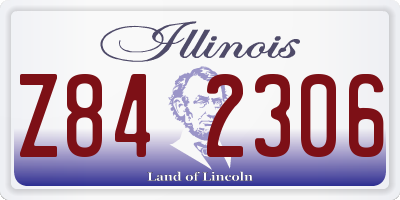 IL license plate Z842306