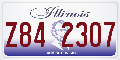 IL license plate Z842307