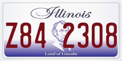 IL license plate Z842308