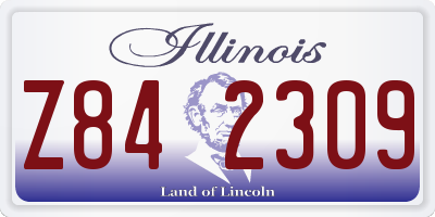 IL license plate Z842309
